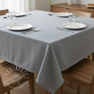 Dekorativna tkanina DOBBY Colored stripe blue