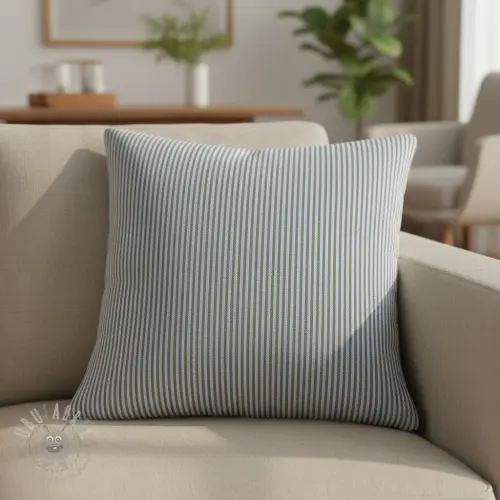 Dekorativna tkanina DOBBY Colored stripe blue