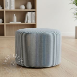 Dekorativna tkanina DOBBY Colored stripe blue