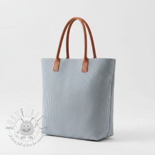 Dekorativna tkanina DOBBY Colored stripe blue