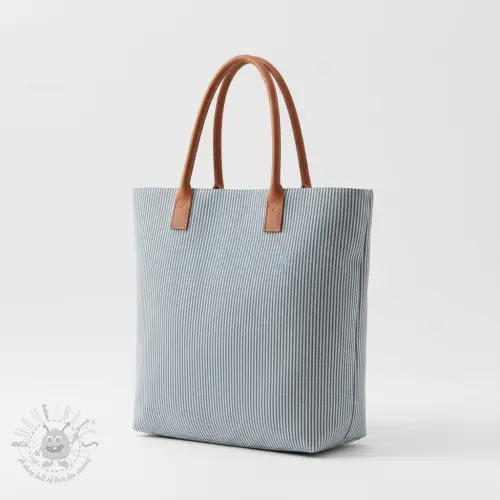Dekorativna tkanina DOBBY Colored stripe blue