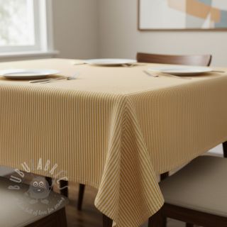 Dekorativna tkanina DOBBY Colored stripe ochre