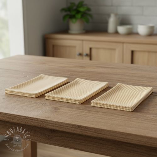 Dekorativna tkanina DOBBY Colored stripe ochre