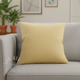 Dekorativna tkanina DOBBY Colored stripe warm yellow