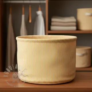 Dekorativna tkanina DOBBY Colored stripe warm yellow