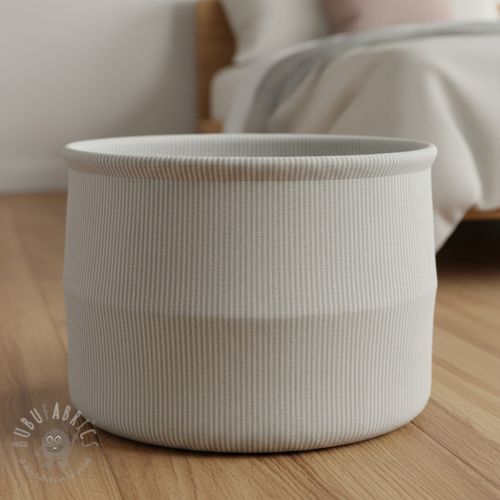 Dekorativna tkanina DOBBY Colored stripe light grey