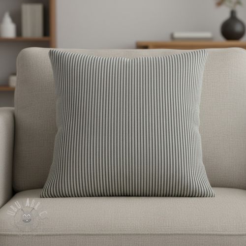 Dekorativna tkanina DOBBY Colored stripe black