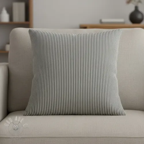 Dekorativna tkanina DOBBY Colored stripe black
