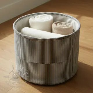 Dekorativna tkanina DOBBY Colored stripe black