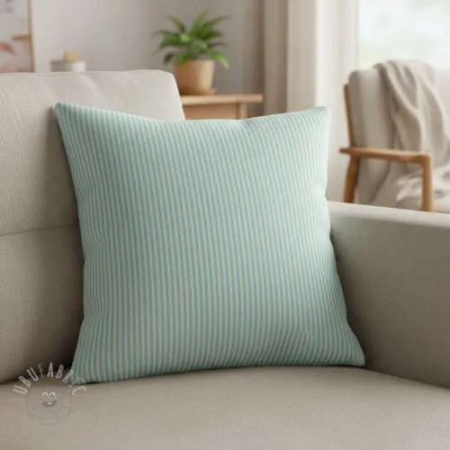 Dekorativna tkanina DOBBY Colored stripe mint