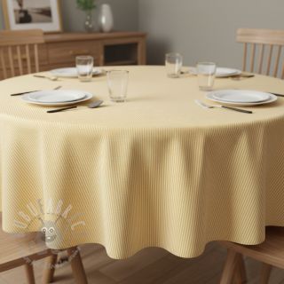 Dekorativna tkanina DOBBY Colored stripe pastel yellow