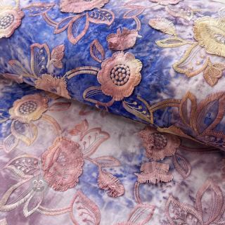 Pamuk TIE DYE EMBROIDERY Flora design C