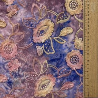 Pamuk TIE DYE EMBROIDERY Flora design C