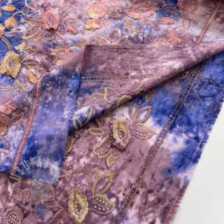 Pamuk TIE DYE EMBROIDERY Flora design C