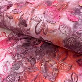 Pamuk TIE DYE EMBROIDERY Flora design D