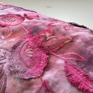 Pamuk TIE DYE EMBROIDERY Flora design D