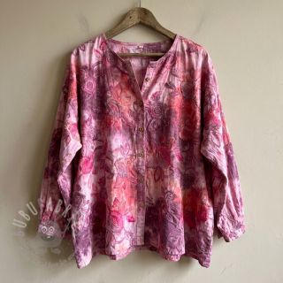 Pamuk TIE DYE EMBROIDERY Flora design D