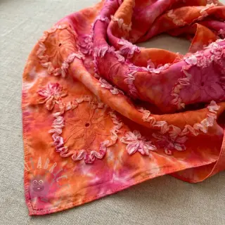 Pamuk TIE DYE EMBROIDERY Eva tape design F