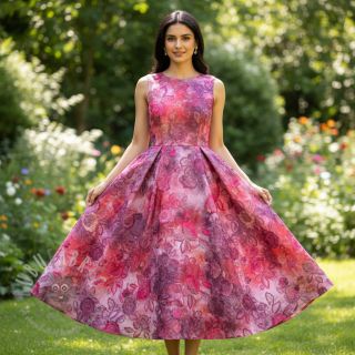 Pamuk TIE DYE EMBROIDERY Flora design D