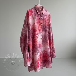 Pamuk TIE DYE EMBROIDERY Flora design D