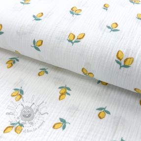 Tetra Tkanina/Muslin Fruits lemon ORGANIC