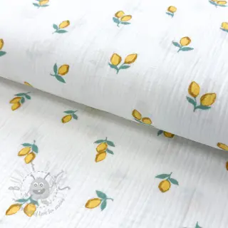 Tetra Tkanina/Muslin Fruits lemon ORGANIC
