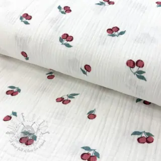 Tetra Tkanina/Muslin Fruits cherry ORGANIC