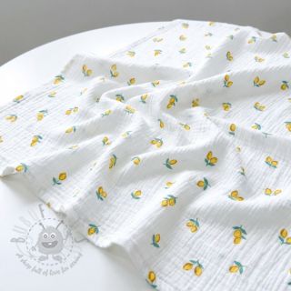 Tetra Tkanina/Muslin Fruits lemon ORGANIC