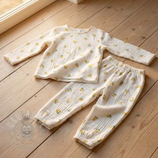 Tetra Tkanina/Muslin Fruits lemon ORGANIC