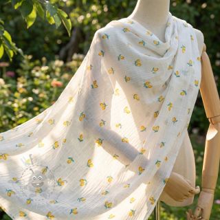 Tetra Tkanina/Muslin Fruits lemon ORGANIC