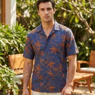 Pamuk JEANS Embroidery Flowers camel