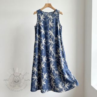 Pamuk JEANS Embroidery Flowers white