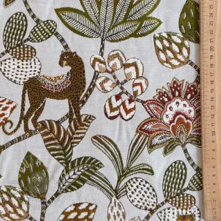 Dekorativna tkanina jacquard Soliman allover blanc