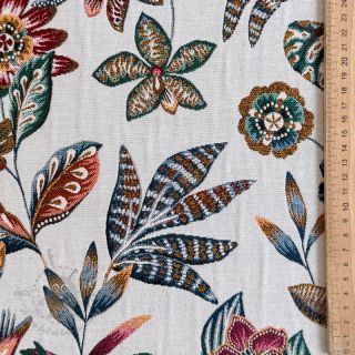 Dekorativna tkanina jacquard Neroli allover blanc