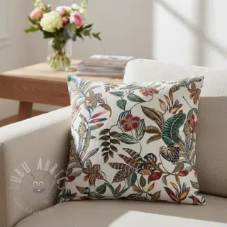 Dekorativna tkanina jacquard Neroli allover blanc