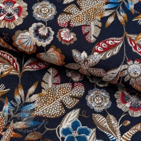 Dekorativna tkanina jacquard Neroli allover nuit