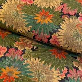 Dekorativna tkanina jacquard Matcha allover kaki