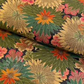 Dekorativna tkanina jacquard Matcha allover kaki