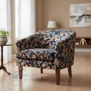 Dekorativna tkanina jacquard Neroli allover nuit