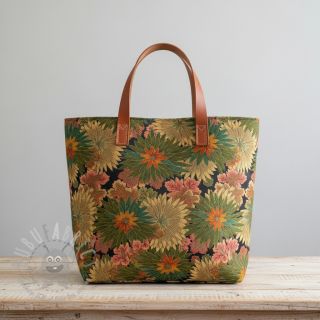 Dekorativna tkanina jacquard Matcha allover kaki