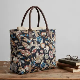 Dekorativna tkanina jacquard Neroli allover nuit