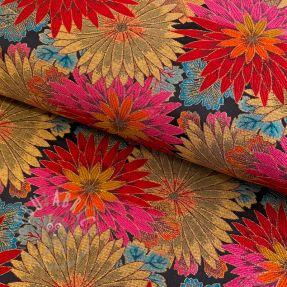 Dekorativna tkanina jacquard Matcha allover rouge