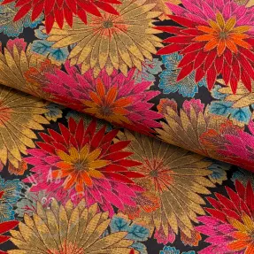 Dekorativna tkanina jacquard Matcha allover rouge