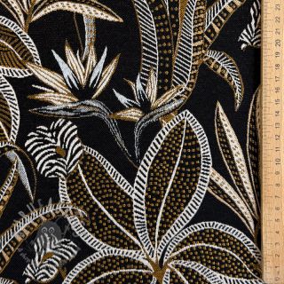 Dekorativna tkanina jacquard Moranto allover noir