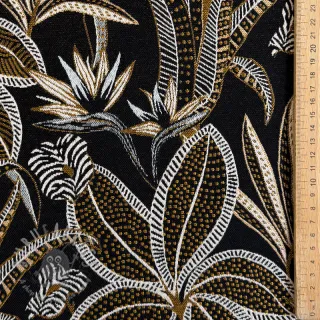 Dekorativna tkanina jacquard Moranto allover noir