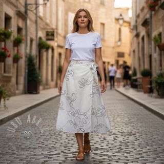 Pamuk EMBROIDERY Loom En Light off white