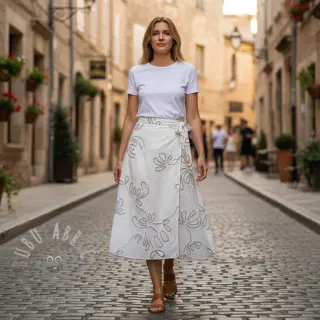 Pamuk EMBROIDERY Loom En Light off white