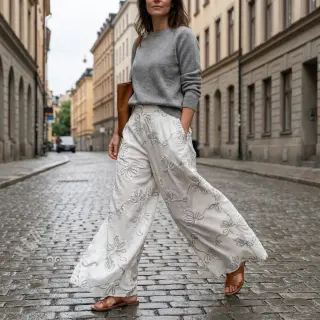 Pamuk EMBROIDERY Loom En Light off white