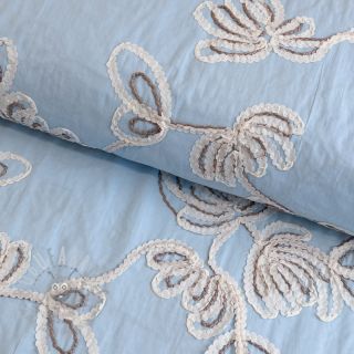 Pamuk EMBROIDERY Loom En Light baby blue