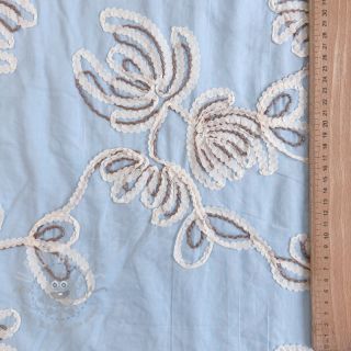 Pamuk EMBROIDERY Loom En Light baby blue